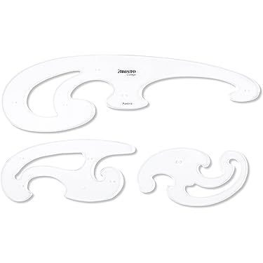ARISTO Tekendriehoek 32,5 cm met plastic greep - Transparant | Office