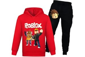 Temolie Roblox gra bluza chłopcy bluzy z kapturem dziewczęta dzieci stroje postaci z kreskówek sweter bawełniane spodnie ubrania 2 szt. zestawy