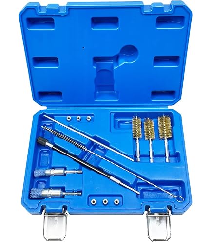 Set Di 10 Frese Per Pulizia Sedi Iniettori Diesel - Mandrino E Guide Included - Foto 14