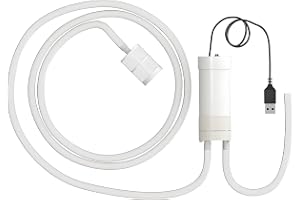 USB-självsugande vattenpump & 5M-slang, DC 5 V elektrisk mini-självsugspump, USB självprimerande vattenpump för vattenborr oc