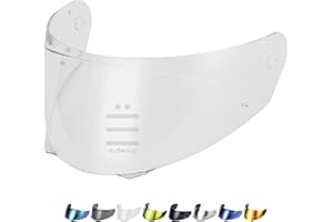Visière Everalo Compatible avec Les visières de Casque modulaires HJC i90 et i91 et HJ-33 compatibles Pinlock