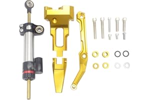 TAKOIL per Yama&ha FJ09 per Tracer 900 MT-09 2015 2016 2017 2018 2019 Accessori Moto Top Sterzo Stabilizzare (Color : B)