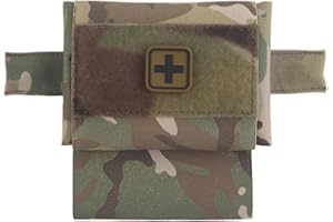 AOTUMUT Mini Trousse médicale ifak Trousse de microtraumatismes Trousse d'urgence médicale Molle à déploiement Rapide (Vide)