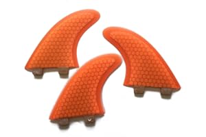 UPSURF Tavola da Surf FCS 3Pinne Lana di Vetro Stile Favo Bodyboard da Surf Thruster Set