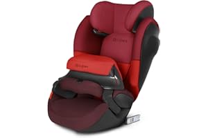 Cybex Silver Seggiolino Auto 2 in 1 per Bambini Pallas M-Fix SL, con e senza ISOFIX, Gruppo 1/2/3/9-36 kg, dai 9 Mesi ca. ai 12 Anni ca., rivestimento in poliestere, Rosso/Rumba Red