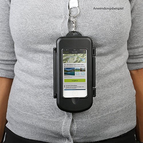 Wicked Chili Smartphone Splash Box M fÃ¼r Samsung, LG, HTC, Sony, Nokia, Wiko, Huawei (max. MaÃŸe: 145 x 78 x 13.4 mm, Spritzwasserschutz IPX4, Antireflexive Folie, Made in Germany), Case