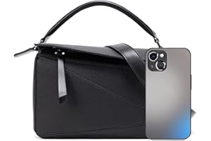 MOTHGEL Womens Geometric Design Handbags, 9.6x4.1x6.7in Lychee Grain Crossbody Bag Mini Top Handle Bag for Mother's Day Gift