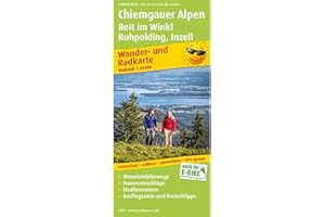 Chiemgauer Alpen, Reit im Winkl, Ruhpolding, Inzell: Wander- und Radkarte mit Ausflugszielen & Freizeittipps, wetterfest, reißfest, abwischbar, GPS-genau. 1:35000 (Wander- und Radkarte: WuRK)