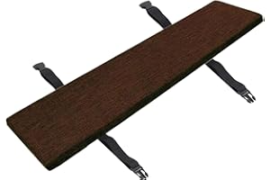 UYEOCO Indoor/Outdoor Bench Cushion - 120cm/150cm/100cm/90cm x 40cm/35cm/30cm - Non-Slip Washable Cover Seat Pad for Bay Windows, Garden Patio, Long Chairs, Swings & Porch Furniture(Dark coffee,100x30x5cm)