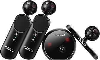 Manettes et Détecteur de mouvements pour Casque ou Lunettes de Réalité virtuelle Compatible avec Smartphones, PC et SteamVR Play