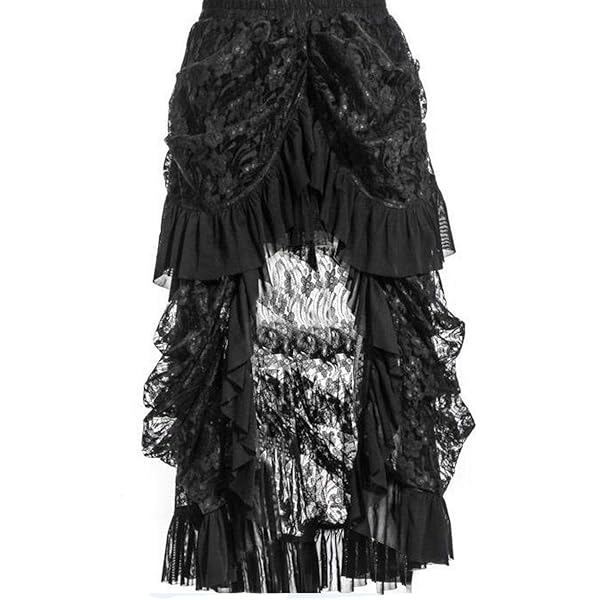Dames mouwloze gothic kanten jurk jaren 80 carnaval korset halter kant swing cocktail, rood, XL