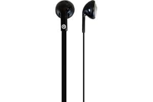 APM 426026 Ecouteurs Intra-Auriculaires - Ecouteurs Plats - Noir