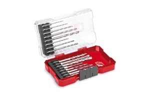 Original Einhell M-CASE 16-Juego de Brocas (Brocas para Madera, Brocas para Piedra y Brocas para Metal con Vástago E 6.3 Para Destornilladores Inalámbricos y Taladros Eléctricos Incl