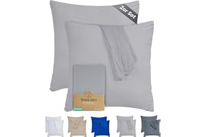 Bomull jersey örngott 80 x 80 cm, set med 2, 160 g från Terra Beds