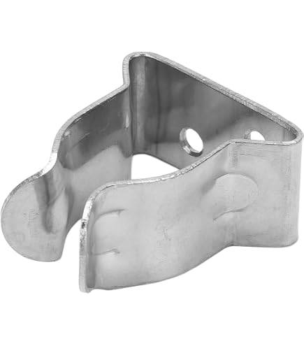 10 Pinces à Ressort En Acier - Range Outils Garage, Abri Jardin - Pour Balais, Râteaux, Tuyaux
