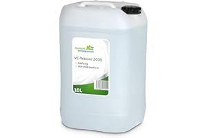 ALPENLAND HEIZUNGSWASSER Alpenland VE-Wasser | 10L Kanister | Vollentsalztes Wasser (Demineralisiertes Wasser) für Heizungsanlagen, destilliertes Wasser Alternative | Ideal als Hezungswasser für Wärmepumpen & Solaranlagen