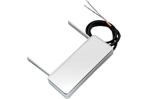 Artec MHFA93 Alnico 5 Halsmontage MiniHumbucker Tonabnehmer Hals Pickup 7,2K für Johnny Smith Style Jazz Gitarre, Chrom