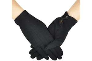 OLESILK Gant cérémonie unisexe en coton pur