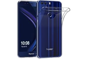 AICEK Etui na telefon Huawei Honor 8, przezroczyste, silikonowe etui ochronne do Honor 8, przezroczyste etui typu bumper, TPU, Huawei Honor 8
