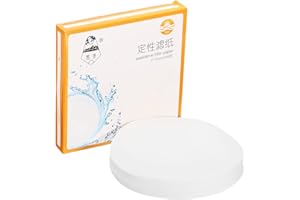 PATIKIL 100Stk 15cm Qualitatives Filterpapier Kreise Schnelle Geschwindigkeit Rund Labor Filter Papier Chemisch Industrieller Öl Prüftrichter Filter Papier