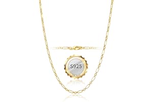 vidonio Women's Necklaces with Adjustable Length - Snakes, Links and Anchor Chains Made of 925 Silver and 14K Gold Plating, Waterproof, Elegant and Ideal Gifts for Women and Girls