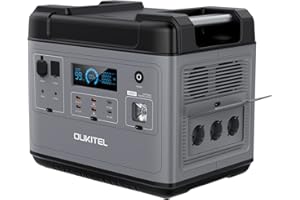 OUKITEL P2001 Generateur electrique Solaire 2000Wh, Station Energie Portable Sortie CA 2000W, Onduleur UPS, LiFePO4 Batterie, Générateur Solaire pour Une Alimentation de Secours à Domicile