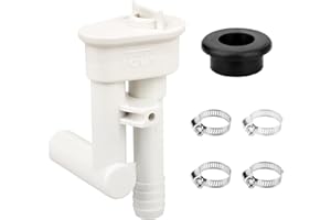 Ophjerg 385316906 - Kit de interruptor de vacío para inodoros Dometic Sealand VacuFLush Traveler, válvula de agua de piezas de inodoro RV con gancho de rociador de mano