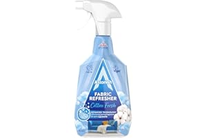 Astonish Spray rinfrescante per tessuti per rinfrescare vestiti, tende, tappeti e tessuti, profumo fresco di cotone, 750 ml