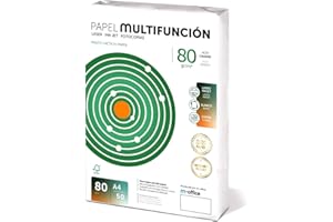 m-office Folios A4 80gr 50 hojas, Papel Multiusos para Impresora Laser y de Inyección, Fotocopiadora, Fax, Para uso Oficina, Material Escolar, Paquete folios.