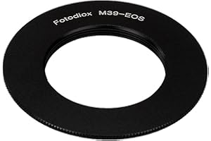 Fotodiox Lens Mount Adapter Compatible with M39/L39 (x1mm Pitch) Lenses on Canon EOS (EF, EF-S) Mount D/SLR Camera Body