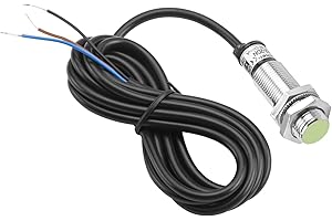 Heschen PR12-2DN Capteur de proximité inductif cylindrique DC 12-24 V 3 fils NPN NO (normalement ouvert) CE