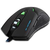 Everest Mercury X8 LED Işıklı 6d 3200DPI Optik Gaming Oyuncu Mouse, Siyah