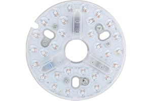 LEDKIA LIGHTING TECHBREY Luce di Ricambio per Ventilatore da Soffitto LED 15W 220V CCT PCB con Calamita