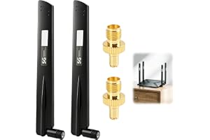 2 st -antenn, 18DBI wifi-antenn SMA/TS9 hane, rundstrålande wifi-signalförstärkare 3G GSM GPRS router, modem hotspot PCI IP-kamera booster säkerhet för hemmet