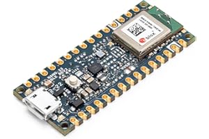 Arduino Nano 33 BLE Rev2 [ABX00071] - Placa compacta con microcontrolador Arm Cortex-M4, Bluetooth LE, Ideal para proyectos IoT, Aplicaciones conectadas y Sistemas embebidos con Arduino IDE.