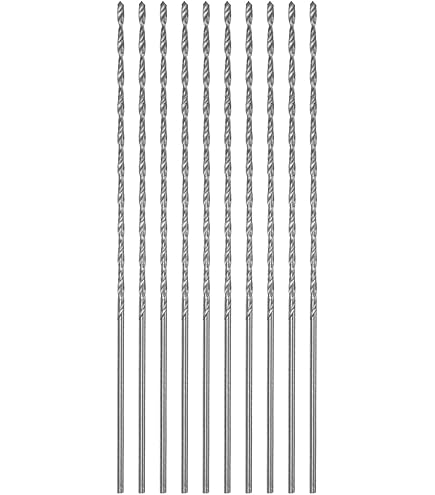Sourcing Map Mikro Bohrer 0,6mm - 5 Stück Spiralbohrer Extra Lang