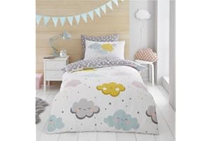 GC GAVENO CAVAILIA Fundas de edredón o Cortinas Ajustables para Dormitorio, tamaño Individual, de fácil Cuidado