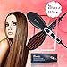 Hair Straightening Brush - Premium 3 in 1 Professional Digital Electric Straightener - Ceramic Ionic Anti Frizz -Best Styling Detangling Comb for Natural Silky Hair - Salon Quality