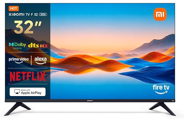 XIAOMI TV 32 Pulgadas (81 cm) 2026, HD Smart TV, Fire OS14, L32MB-FAVEU | Alexa Voice Control, Dolby Audio, DTS Virtual:X, DTS-HD, Compatible with Apple AirPlay