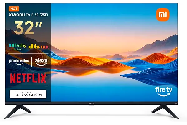 XIAOMI TV 32 Pulgadas (81 cm) 2026, HD Smart TV, Fire OS14, L32MB-FAVEU | Alexa Voice Control, Dolby Audio, DTS Virtual:X, DTS-HD, Compatible with Apple AirPlay