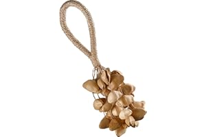 Sonic Energy Kenari Nussschalen Shaker – Ca. 23 cm – Soundeffekt-Instrument für Therapie und Percussion – Mit Handgelenkband (SKRS)