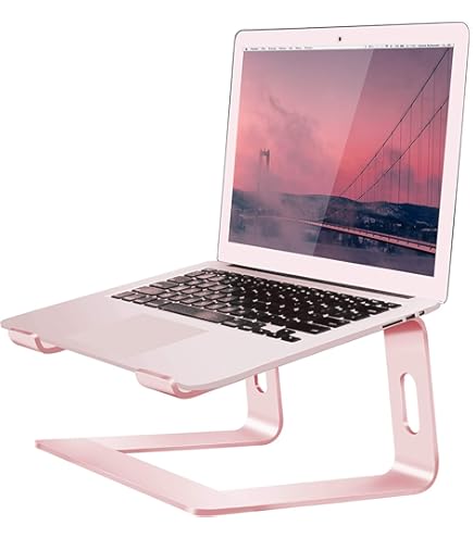 SOUNDANCE Laptopstandaard met 360 ° draaibare basis, ergonomische