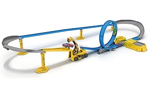 ZURU Metal Machines Construction Destruction Trackset for 4 Years+ with Mini Racing Cars, Diecast Cars Race Track, Frustration Free Packaging (Brown Mail Box)