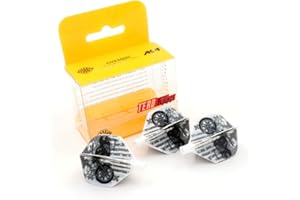 CUESOUL TERO AK4 Dart Flights Forme Standard/Slim avec Motif Attrayant, Lot de 3 pièces