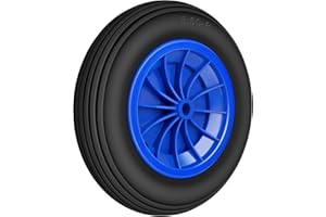 Forever Speed 3.50-8 Rueda maciza para carretilla de almacén profesional o doméstico (1 PCS)