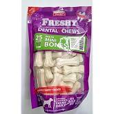 İREM Freshy Dental Mini bones S&uuml;tl&uuml; K&ouml;pek &Ccedil;iğneme Kemiği 25 Adet.250 gr