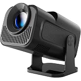 Alwtniet HY320 mini projector, portable projector, with automatic trapezoidal correction, smart smart projector 4K/1080P 300ANSI as well