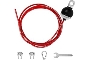 Topfinder Cable Poulie Musculation, Câble De Gymnastique Fitness Gym Banc Cable Acier Tirage Appareil Musculation