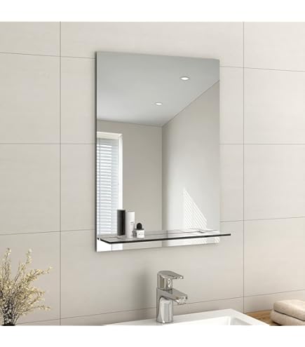 Arch Bathroom LED Mirror with Light 40x60cm Arch Light Up Mirror for Bathroom Wall Mounted Makeup Mirror Dimmable 3 Colors 50x80cm Smart Bathroom Light Arch Mirror (Size: 40x80cm/40x 40x