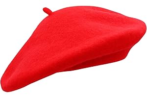 Umeepar Damen Wolle Französischen Baskenmütze